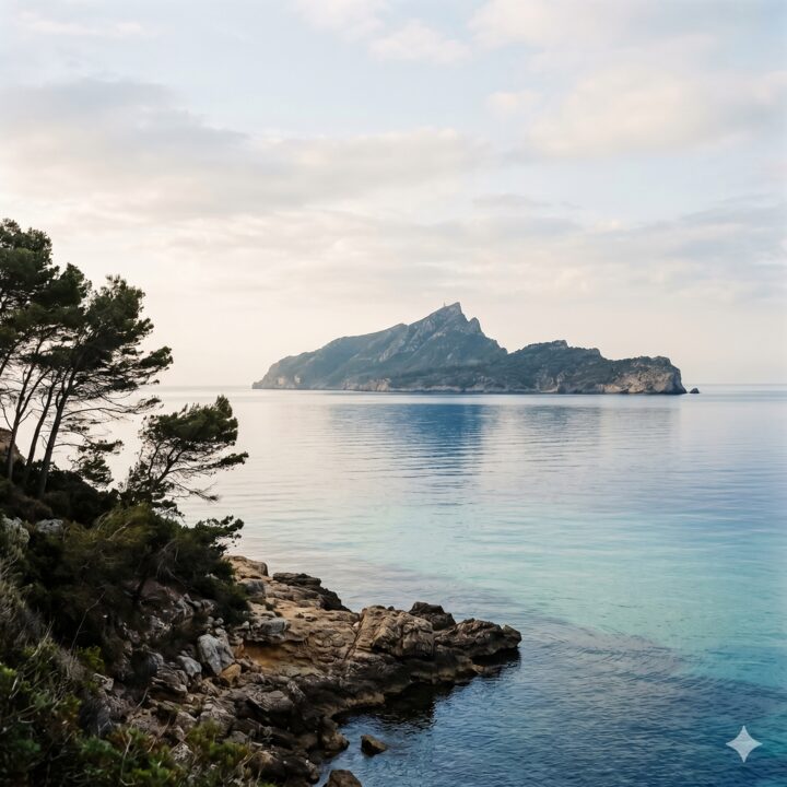 Sa Dragonera seen from Sant Elm, Mallorca
