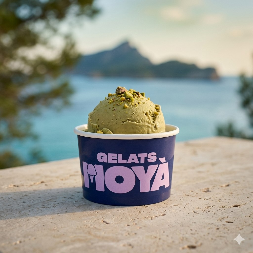 Sicilian pistachio · Gelats Moyà